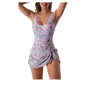 Eomenie One Piece Swimdress Swimsuits for Women Size 2XL NEW # H391